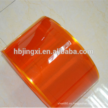 Hoja flexible de PVC flexible transparente